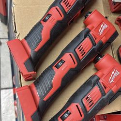 Milwaukee m18 cordless multi tool, each $90