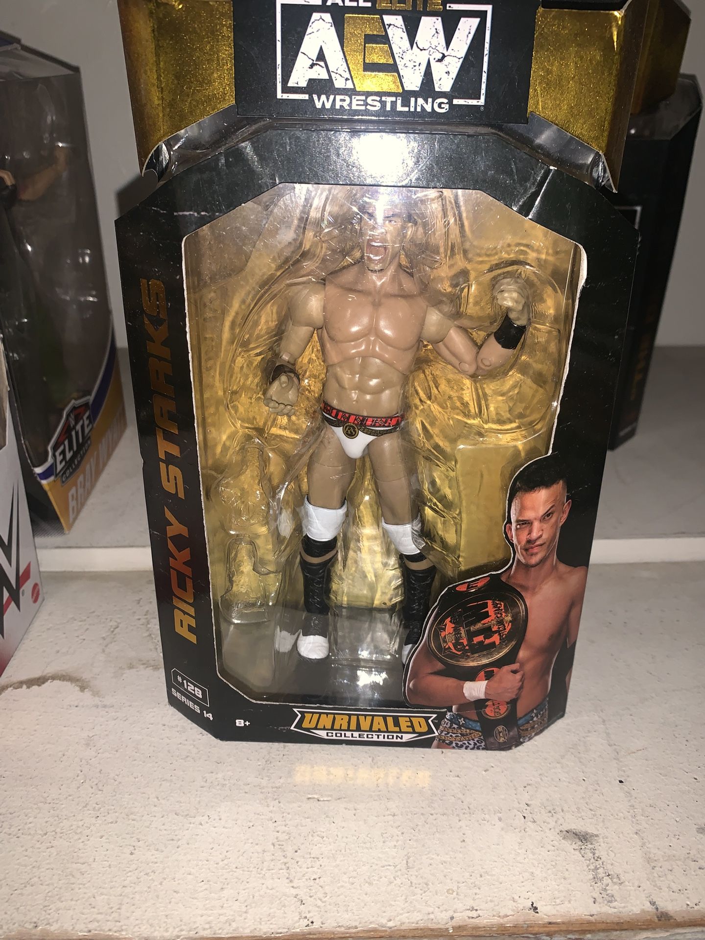 WWE Elite Wrestling Action Figure Toy Ricky Starks Saints AEW