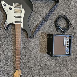 Yamaha Electric Guitar With Speaker