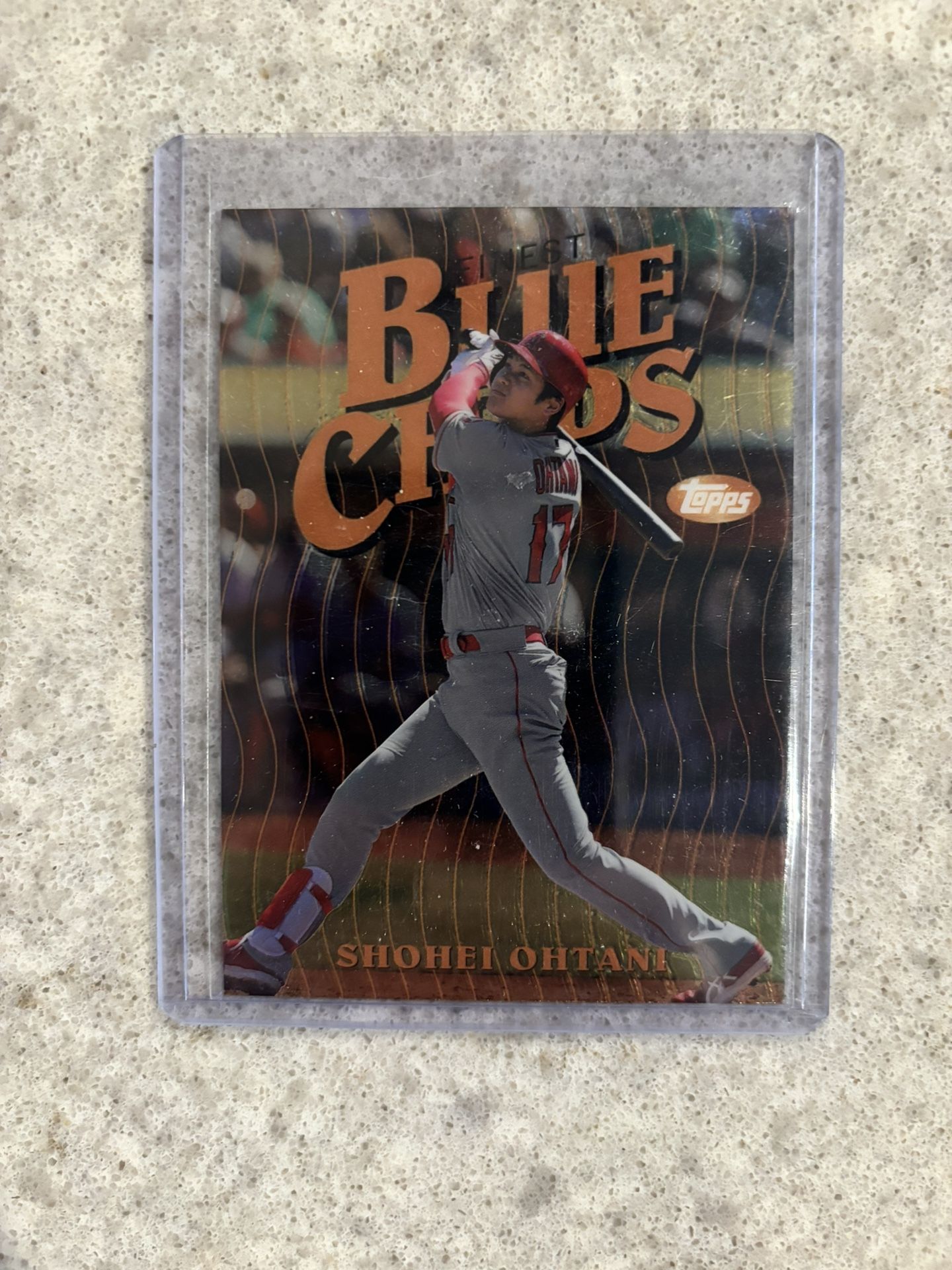 Shohei Ohtani 2019 Second Year Topps Finest Blue Chips