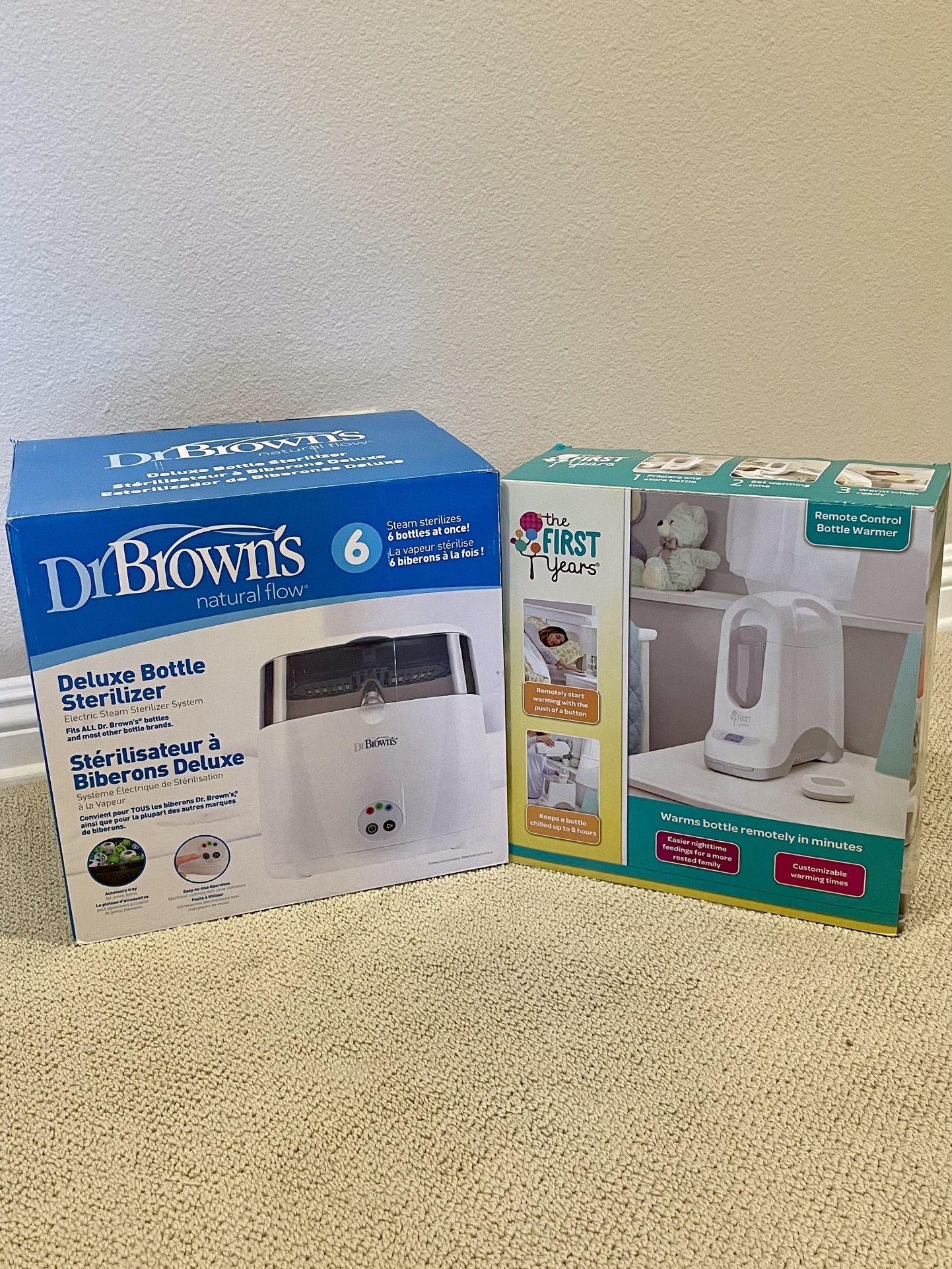 Remote Control Bottle Warmer & Dr. Brown’s Deluxe Bottle Sterilizer