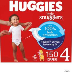 Huggies Size 4 Little Snugglers Diapers - Pañales 
