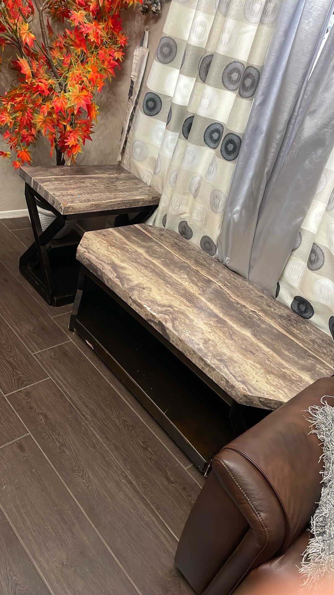 Coffee End Tables Set 3 Pcs