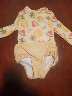 Carter's 2 piece swimwear 3 months