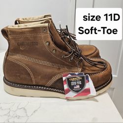 Carolina Soft Toe Work Boots Size 11