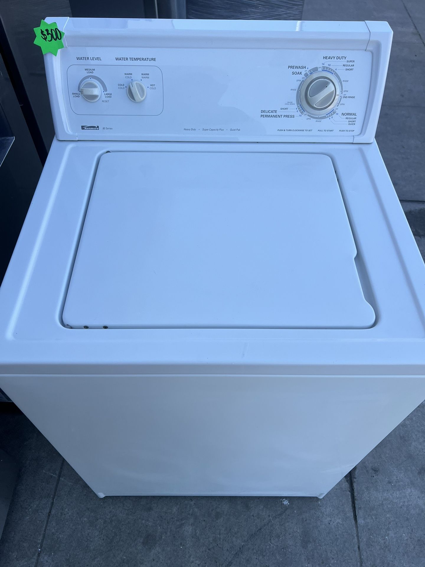 Kenmore Washer Machine With Warranty