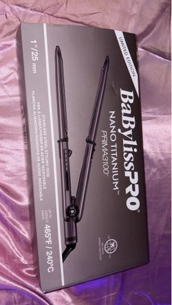 babyliss flat iron nano titanium