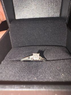 Silver Cluster Stone Ring from kay
