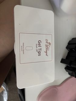 Clear gel-x square medium nails