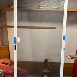 Vtg NOS Peachtree 78 1/2 X 35 1/2” Sliding Scrern Door Great Condition