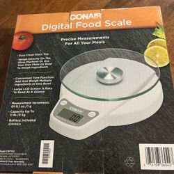New Conair Digital Food Scale
