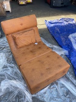 Trule Armless Camel Bean Bag Chair & Lounger – Mid-Century Foam Chair