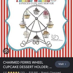 Charmed Ferris Wheel Cup Cake Holder New