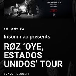 Røz 4 Tickets For Sale