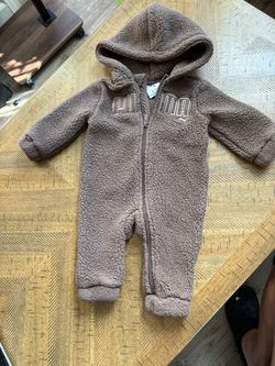 Puma Baby Sherpa Fleece Hooded Snowsuit