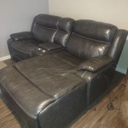 Like New Leather Couch