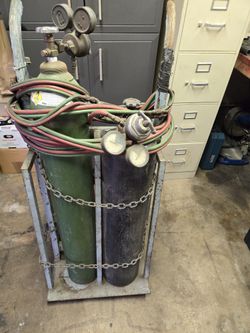 Torch Set With A Cart