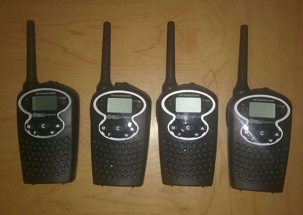 Walkie talkies FRS radios