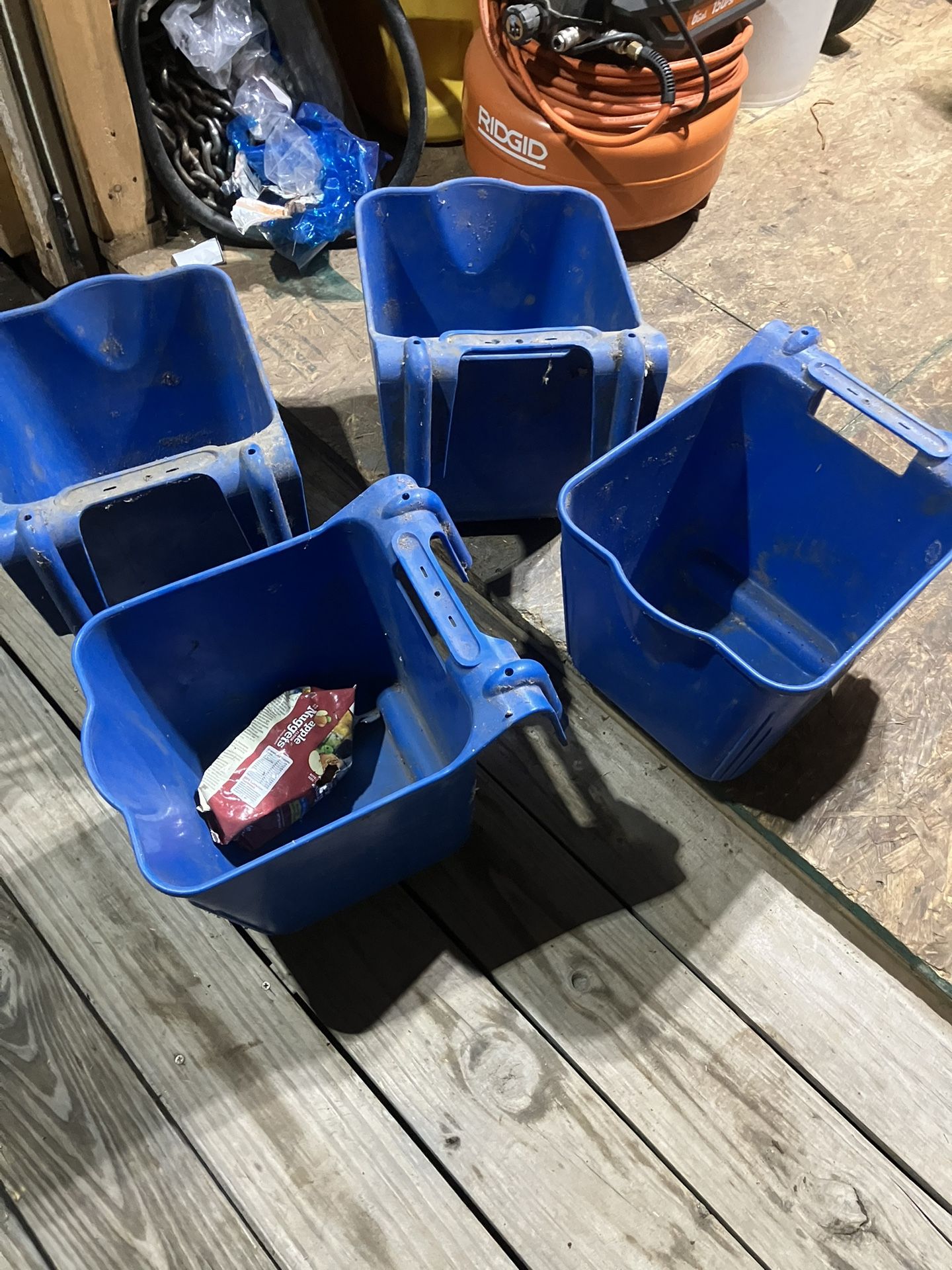 Saddle Rack & Feed Buckets