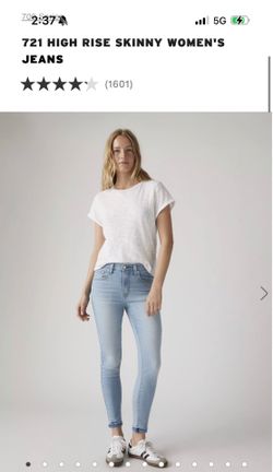 Size 0 721 HIGH RISE SKINNY WOMEN'S JEANS