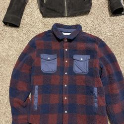 Peter Millar Crown Men's High Pile Sherpa Shirt Jacket