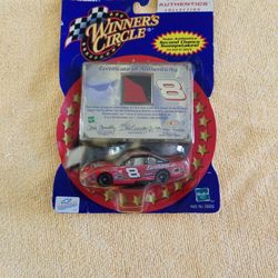 Winner's Circle Team Authentics Dale Earnhardt Jr's Rookie Card With Piece Of Metal From His Car