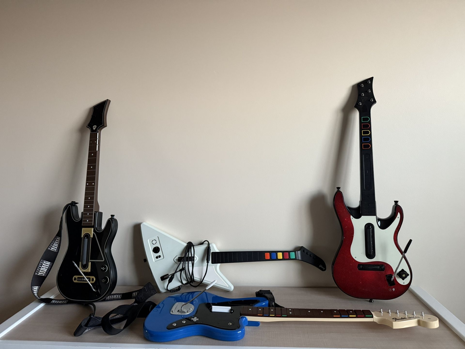 Guitar hero, and rock band guitar