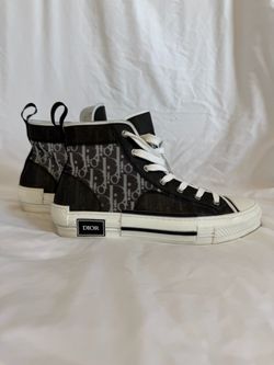 Dior B23 Oblique High-Top Sneakers – Black/White – Size 43 – $1,195 OBO