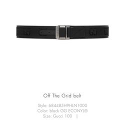 Mens Gucci Belt (Authentic)