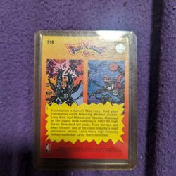 Michael Jordan and Larry Bird Comic Card