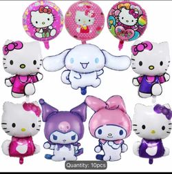 Hello kitty n friends foil balloons