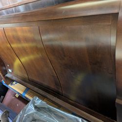 Queen Sleigh Bed – Solid & Affordable (OBO)