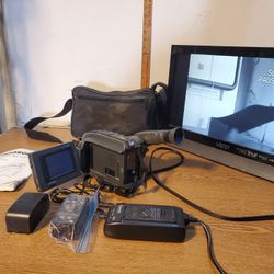 Panasonic PV-L606D Palmcorder VHS-C Camera, Working