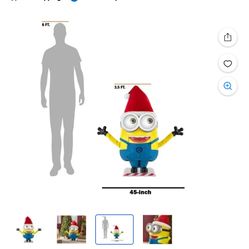Home Depot 3.5 ft. Animated LED Minion