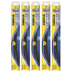 Rain-X Latitude 2-IN-1 Water Repellent Wiper Blade 17" Pack of 5 New (contact info removed)