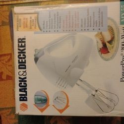 Black And Decker Mixer New