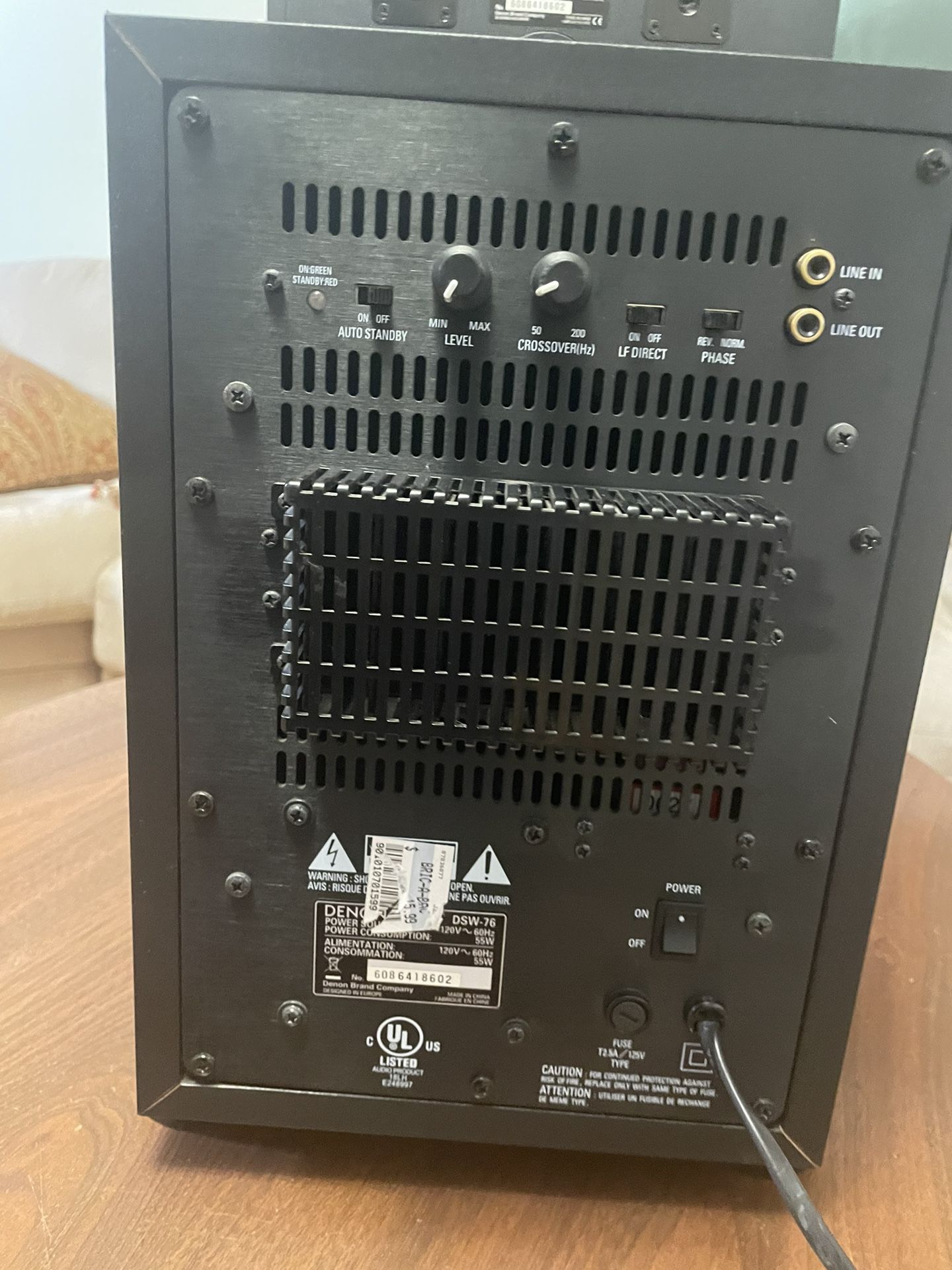 Denon DSW76 Subwoofer for Sale in San Diego, CA OfferUp