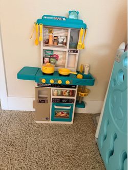 Toddler Kitchen, magnetic tiles and more