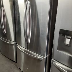 26 inch deep stainless steel refrigerator