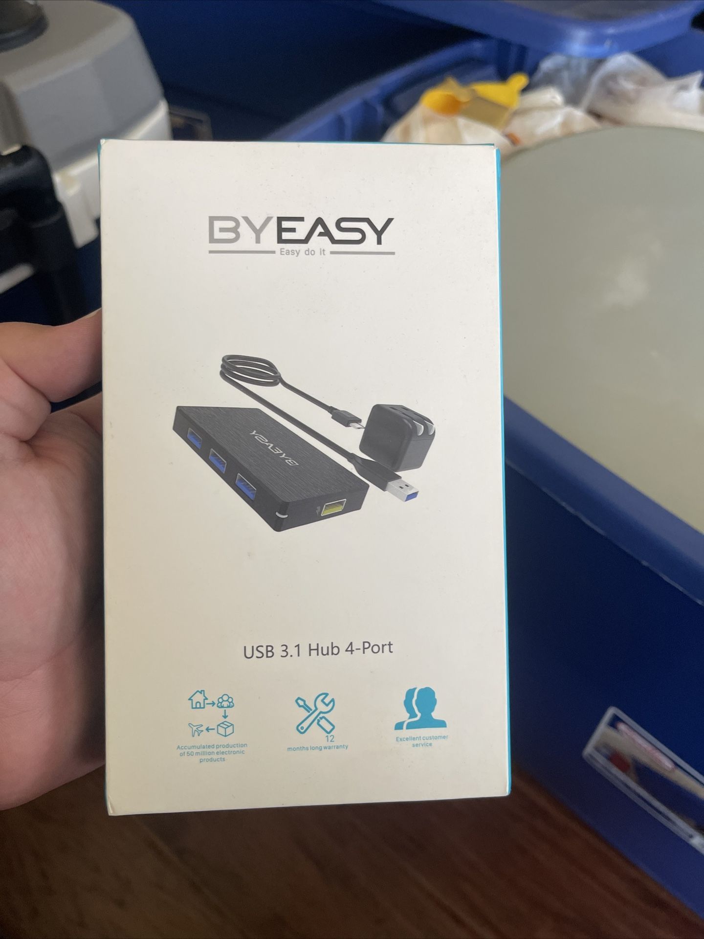 **NEW**BYEASY UH-109AN 4 USB 3.0 Port Ultra Slim Portable Data Hub -4 Port 1 or 2 for sale