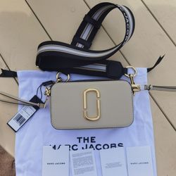 Marc Jacobs The Snapshot Crossbody Bag Cloud White Multi