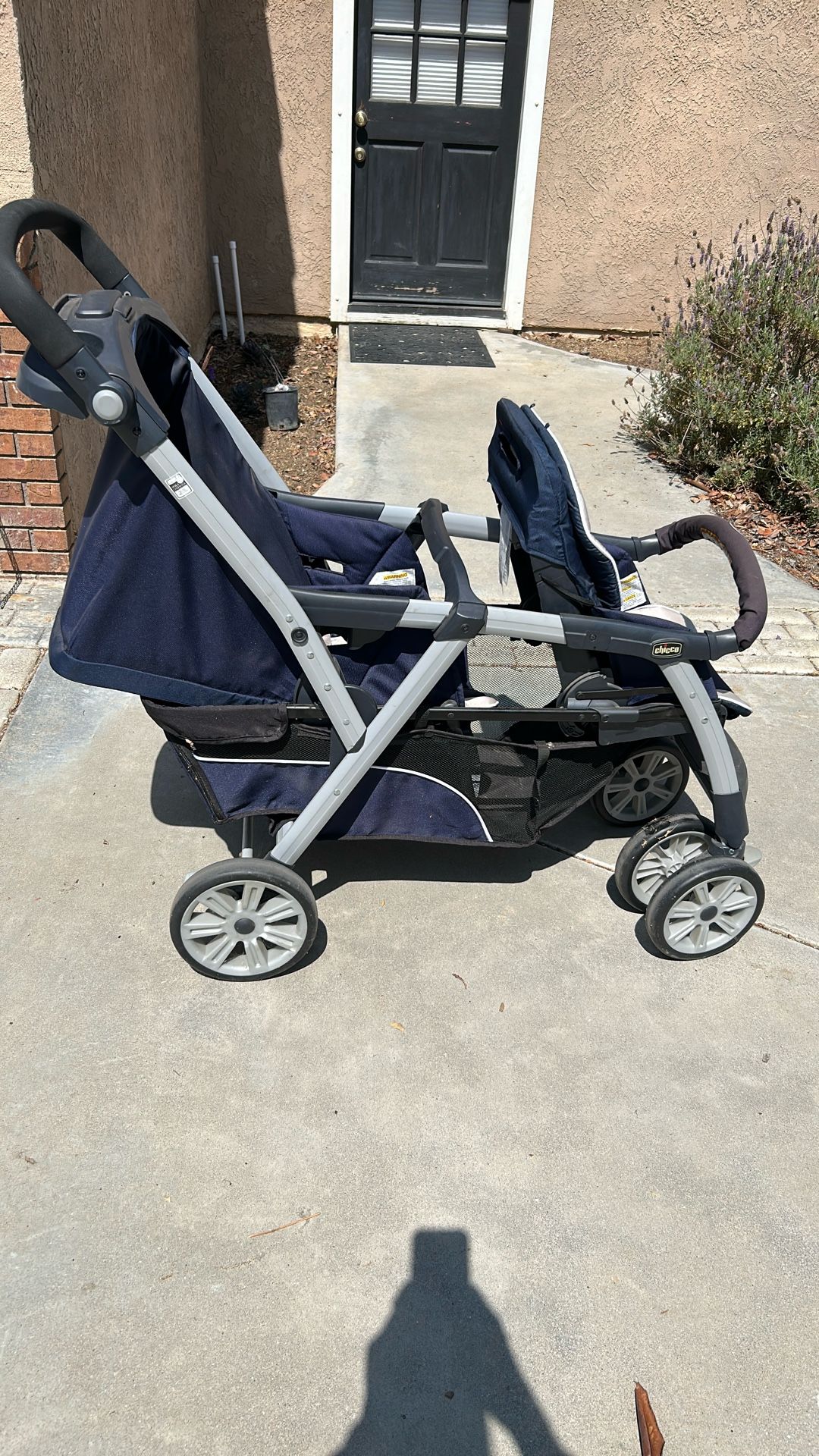 Double Stroller, A Little Bit Dusty. Works Well.