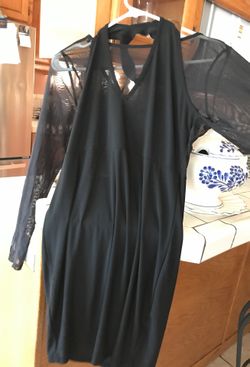 Large dress black