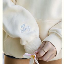 Live in the Moment" Hoodie in Sand