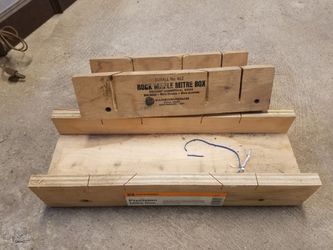 2 miter boxes 1 new 1 used