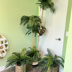 Fake Plants & Bamboo Tree 