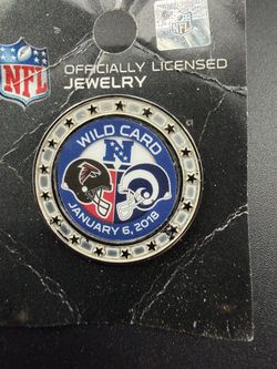 NFL Wild Card Game Falcons vs. Rams 2018 Pin