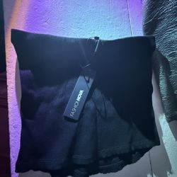 Fashion Nova Mini Black Skirt 