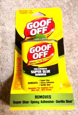 Goof Off FG677 Super Glue Remover, 4-Ounce