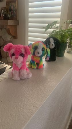 3 pack of dog beanie boos